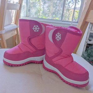 Pink Baby / Toddler Snow Boots Size 6